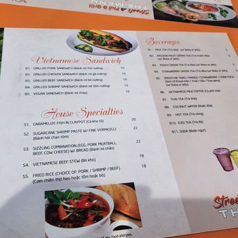 Streets Pho & Grill - Menu - Vietnamese Near Me - Santee, California
