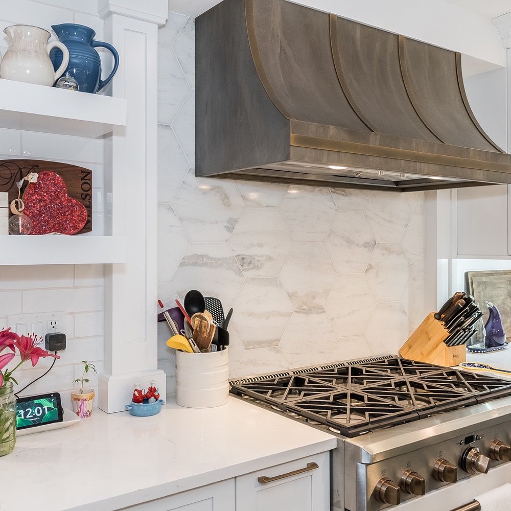 Gemini Design Group - Cafe 36 inch duel fuel range with custom hood - Countertop Installation Near Me - Chester, New Jersey Gemini Design Group - Cafe 36 inch duel fuel range with custom hood - Countertop Installation Near Me - Chester, New Jersey
