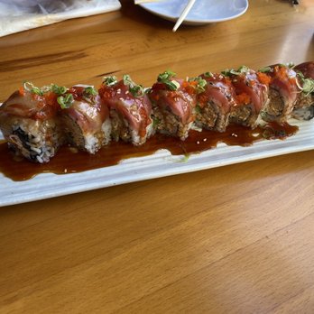 Wazabi Sushi - Orange - Cherry Blossom Roll. Slightly on the sweet side. - Sushi Bars Near Me - Orange, California Wazabi Sushi - Orange - Cherry Blossom Roll. Slightly on the sweet side. - Sushi Bars Near Me - Orange, California