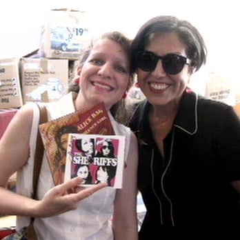 The Record Room - Record Store Day '13 Me (white top) w/ 'Alice Bag' of The She*Riffs meet-and-greet ;) - Vinyl Records Near Me - Carlsbad, California