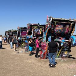 Cadillac Ranch - Many artists today