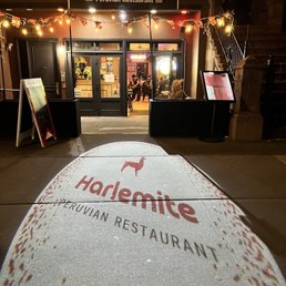 Exterior outside entrance of Harlemite Peruvian Cuisine - New York, New York Exterior outside entrance of Harlemite Peruvian Cuisine - New York, New York