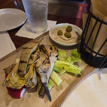 Seasons 52 - Artichoke and hummus appetizer - New American Near Me - Fort Lauderdale, Florida Seasons 52 - Artichoke and hummus appetizer - New American Near Me - Fort Lauderdale, Florida
