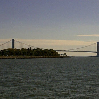 American Veterans Memorial Pier - View of Verrazano-Narrows Bridge from American Veterans Memorial Pier - Parks Near Me - Brooklyn, New York American Veterans Memorial Pier - View of Verrazano-Narrows Bridge from American Veterans Memorial Pier - Parks Near Me - Brooklyn, New York