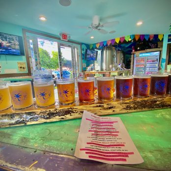 Florida Keys Brewing - The 10-taster flight! - Breweries Near Me - Islamorada, Florida