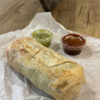 Earlybird Breakfast Burritos - Bacon breakfast burrito with salsa on the side - Breakfast & Brunch Near Me - Costa Mesa, California Earlybird Breakfast Burritos - Bacon breakfast burrito with salsa on the side - Breakfast & Brunch Near Me - Costa Mesa, California