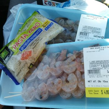 Safeway - $1 Make Ya Holla! 6 shrimp on a skewer and a dollar a piece! Not to mention Shirataki spaghetti! Yummy dinner tonight. - Grocery Near Me - Sacramento, California Safeway - $1 Make Ya Holla! 6 shrimp on a skewer and a dollar a piece! Not to mention Shirataki spaghetti! Yummy dinner tonight. - Grocery Near Me - Sacramento, California