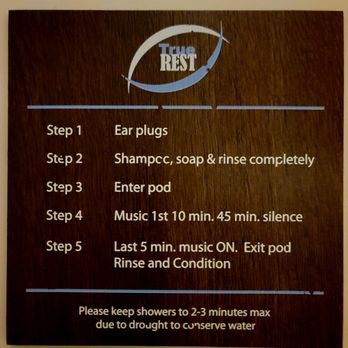 True Rest - Pod sequence - Float Spa Near Me - Roseville, California