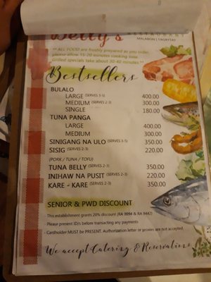 Menu photo 4 Belly's Manila, NCR Menu photo 4 Belly's Manila, NCR