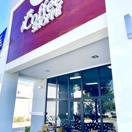 Exterior outside entrance of The Little Coffee Shoppe - Pompano Beach, Florida Exterior outside entrance of The Little Coffee Shoppe - Pompano Beach, Florida