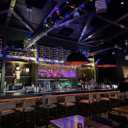 The Montford Rooftop Bar - Bar area at Christmas time