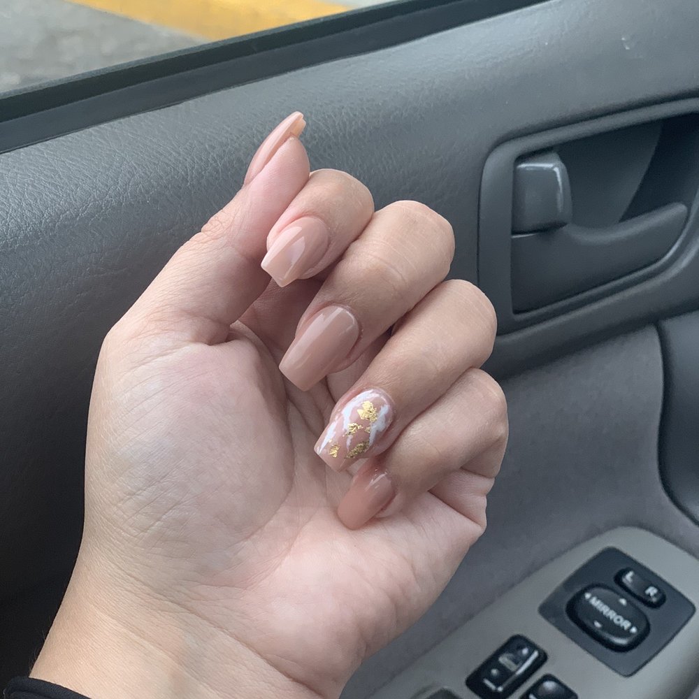Lee Nails & Spa - Gel overlay with design $55 - Nail Salons Near Me - Chicago, Illinois Lee Nails & Spa - Gel overlay with design $55 - Nail Salons Near Me - Chicago, Illinois