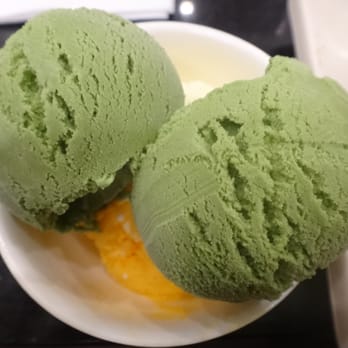 Sambo Kojin Yakiniku Smokeless Grill - Green tea ice cream dessert - Japanese Near Me - Las Piñas, NCR