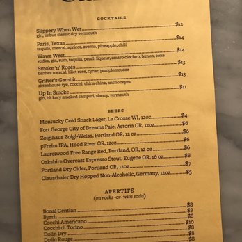 Canard - Menu - Wine Bars Near Me - Portland, Oregon Canard - Menu - Wine Bars Near Me - Portland, Oregon