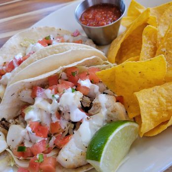 McKinley Creekside Cafe - Grilled halibut tacos - Cafes Near Me - Denali, Alaska