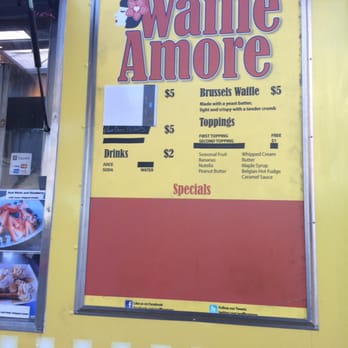 Waffle Amore - Menu - Food Trucks Near Me