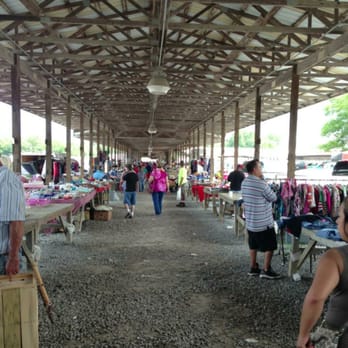 Big D Flea Market - Under the shed of big d flea market - Flea Markets Near Me - Dalton, Georgia