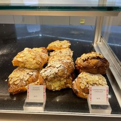 Nadège Patisserie - Almond croissant and almond pain au chocolat
