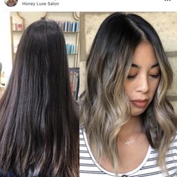 My before and after cut and balayage by Danielle My before and after cut and balayage by Danielle
