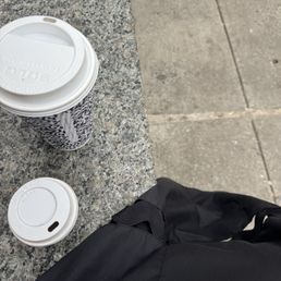 Black coffee and espresso