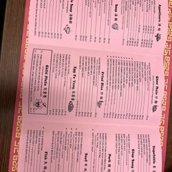 Fortune Cookie Chinese Restaurant - Menu