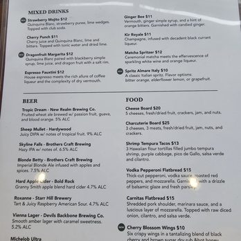 Nightcap by Merge - Menu - Cocktail Bars Near Me - Harrisonburg, Virginia Nightcap by Merge - Menu - Cocktail Bars Near Me - Harrisonburg, Virginia