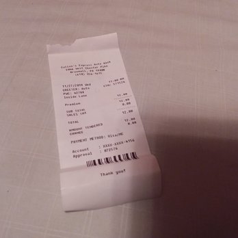 Crazy Pete’s Car Wash - This is a receipt from 2019. I wrote the review in 2017. - Car Wash Near Me - Broomall, Pennsylvania Crazy Pete’s Car Wash - This is a receipt from 2019. I wrote the review in 2017. - Car Wash Near Me - Broomall, Pennsylvania