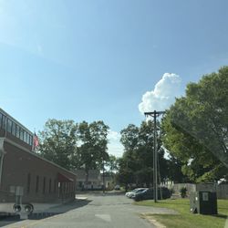 There is one entrance/exit next to the City of Concord Parks and Recreation.