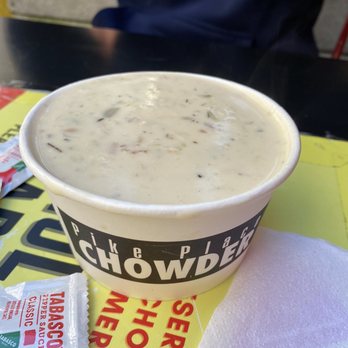 Pike Place Chowder - New England clam chowder - Seafood Near Me - Seattle, Washington