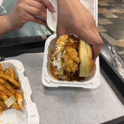 Zinger Halal Express - Nashville hot chicken sandwich