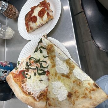 Abitino's Pizza Rock Center - Classic White, Margherita, Spicy Sicilian Slice - Pizza Near Me - New York, New York Abitino's Pizza Rock Center - Classic White, Margherita, Spicy Sicilian Slice - Pizza Near Me - New York, New York