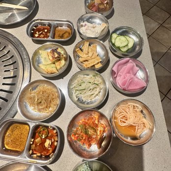 Charcoal Korean BBQ - Banchan - Korean Near Me - Santa Clarita, California