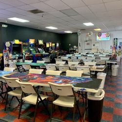 Jesse James Comics - J and J Gaming Factory located inside comic shop near back right