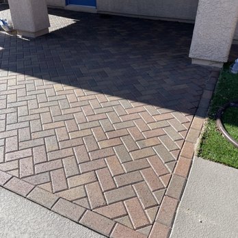 Paver Sealing Vegas - After - Pressure Washers Near Me - Las Vegas, Nevada Paver Sealing Vegas - After - Pressure Washers Near Me - Las Vegas, Nevada