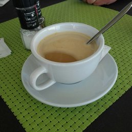 Little French coffee. No bottomless cups here! Little French coffee. No bottomless cups here!