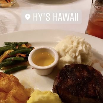 Hy's Steak House - Beef Wellington and 8oz Filet Mignon with Lobster Tail - Steakhouses Near Me - Honolulu, Hawaii Hy's Steak House - Beef Wellington and 8oz Filet Mignon with Lobster Tail - Steakhouses Near Me - Honolulu, Hawaii
