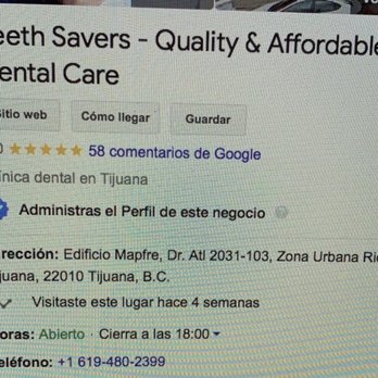 Teeth Savers Dental Clinic - New address - Endodontists Near Me - Tijuana, BCN Teeth Savers Dental Clinic - New address - Endodontists Near Me - Tijuana, BCN