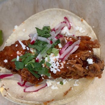 Cholo Soy Cocina - Spicy Crispy Chicken Taco - Latin American Near Me - West Palm Beach, Florida