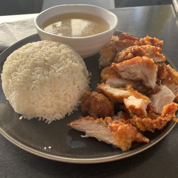 Red Chicken Thai - My favorite dish--Fried Chicken Rice Set. I miss their spicy soup option. - Thai Near Me - San Gabriel, California Red Chicken Thai - My favorite dish--Fried Chicken Rice Set. I miss their spicy soup option. - Thai Near Me - San Gabriel, California