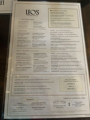 Menu photo 3 Leo's Italian Social Raleigh, NC