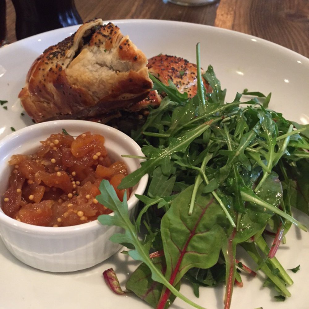 Grace & Favour - Lentil pine nut and spinach sausage roll! Delicious! - Bistros Near Me - Bearsden, EDU Grace & Favour - Lentil pine nut and spinach sausage roll! Delicious! - Bistros Near Me - Bearsden, EDU