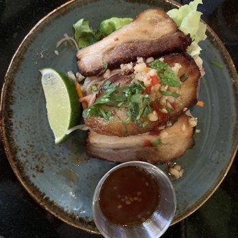 Three's Bar & Grill - Crispy Pork Belly - Asian Fusion Near Me - Kihei, Hawaii Three's Bar & Grill - Crispy Pork Belly - Asian Fusion Near Me - Kihei, Hawaii