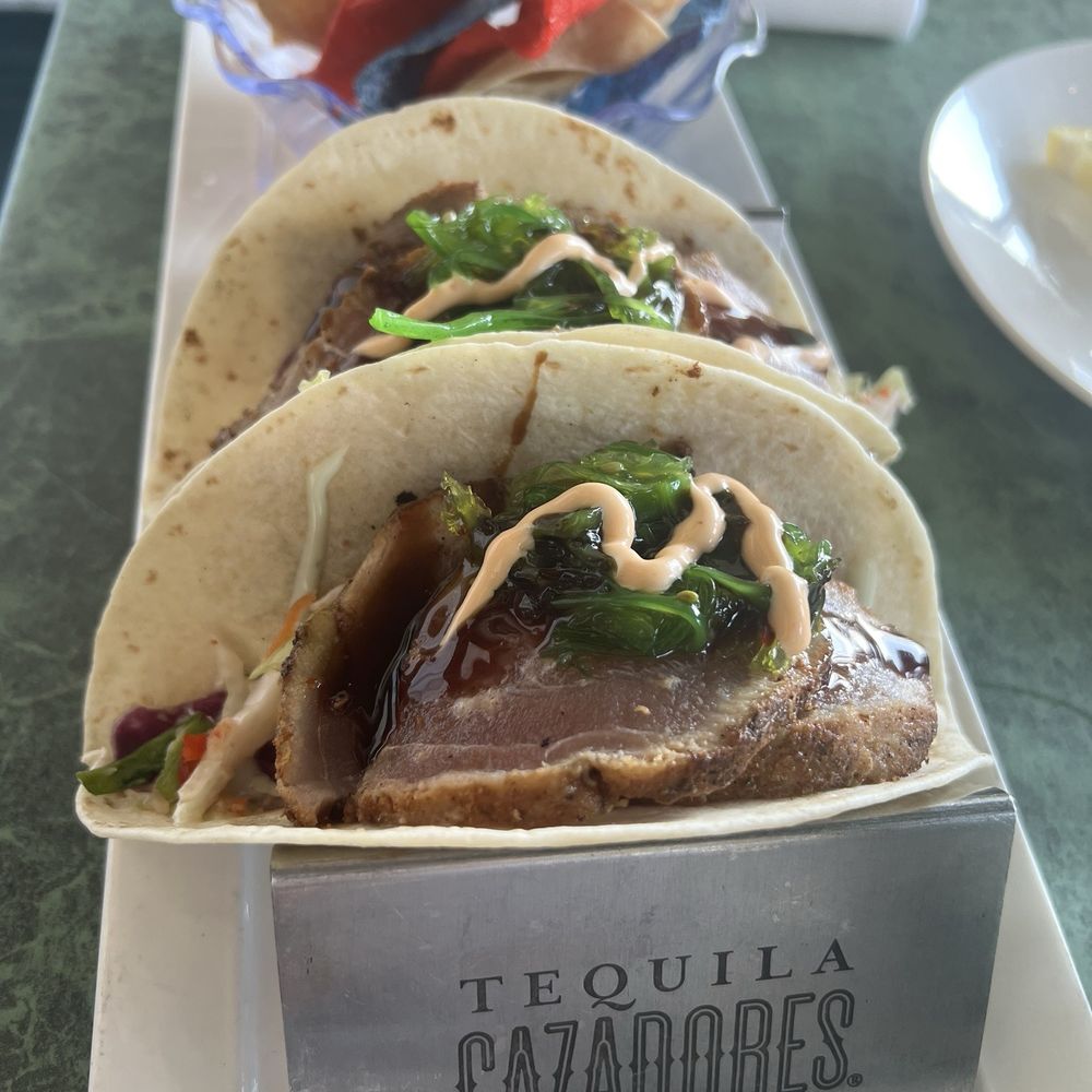 The Columns - Fish Tacos were quite good (seared tuna with seaweed) - Seafood Near Me - Avon by the Sea, New Jersey The Columns - Fish Tacos were quite good (seared tuna with seaweed) - Seafood Near Me - Avon by the Sea, New Jersey