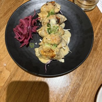 Tommy O's @ The Camas Hotel - 5. Lobster and Shrimp Potstickers - Sushi Bars Near Me - Camas, Washington Tommy O's @ The Camas Hotel - 5. Lobster and Shrimp Potstickers - Sushi Bars Near Me - Camas, Washington