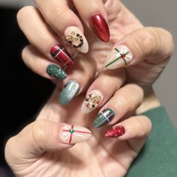 Harmony nails & Spa - Nails, Christmas art nail design