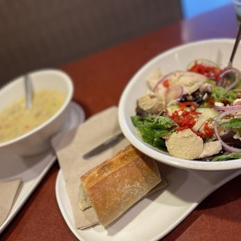 Panera Bread - Mediterranean salad Creamy rice chicken soup - Sandwiches Near Me - Columbia, Maryland