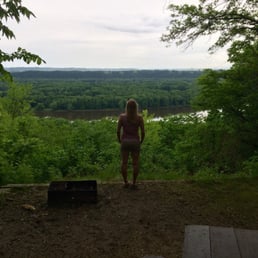 Walk-in sites at Nelson Dewey State Park. Walk-in sites at Nelson Dewey State Park.