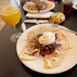 The Corner Cafe - Crepe strawberry and banana