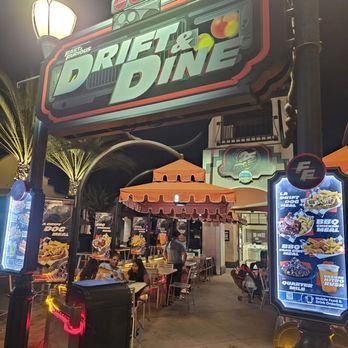 Drift & Dine - One of the entrances and name - Hot Dogs Near Me - North Hollywood, California Drift & Dine - One of the entrances and name - Hot Dogs Near Me - North Hollywood, California