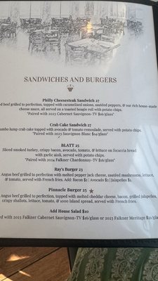 Menu photo 3 The Pinnacle Restaurant  Temecula, CA